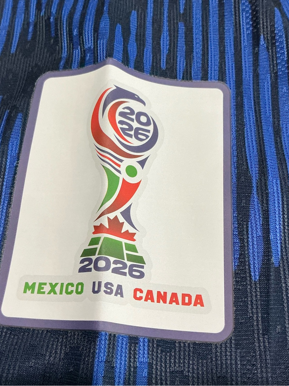 Jordan Brazil Vini Jr 10 Soccer Jersey Blue Aero-Fit 2026 World Cup Patch XL - Picture 5 of 9
